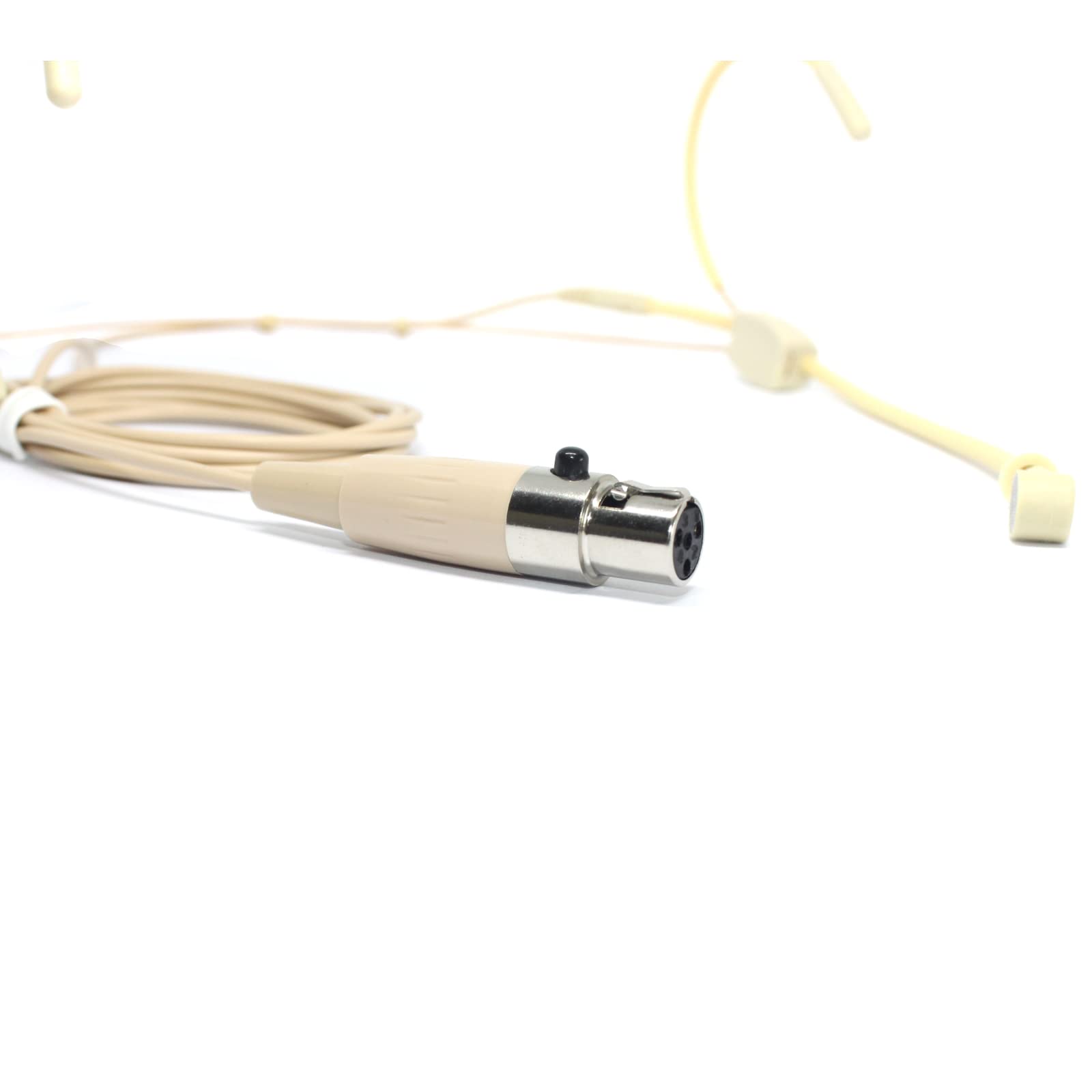 Shure Wireless Headset Microphone - Uni-Directional Condenser Mic for Bodypack Transmitter (Beige) | Perfect for Live Performances, Public Speaking & Broadcasting