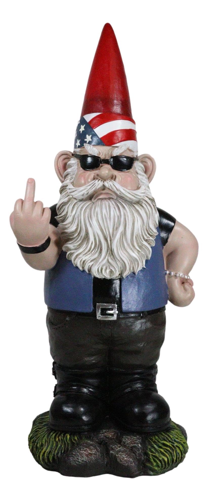 Ebros Rude Garden Gnome Statue - 17.25
