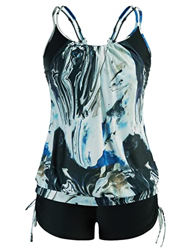 Black Blue Wave Pattern