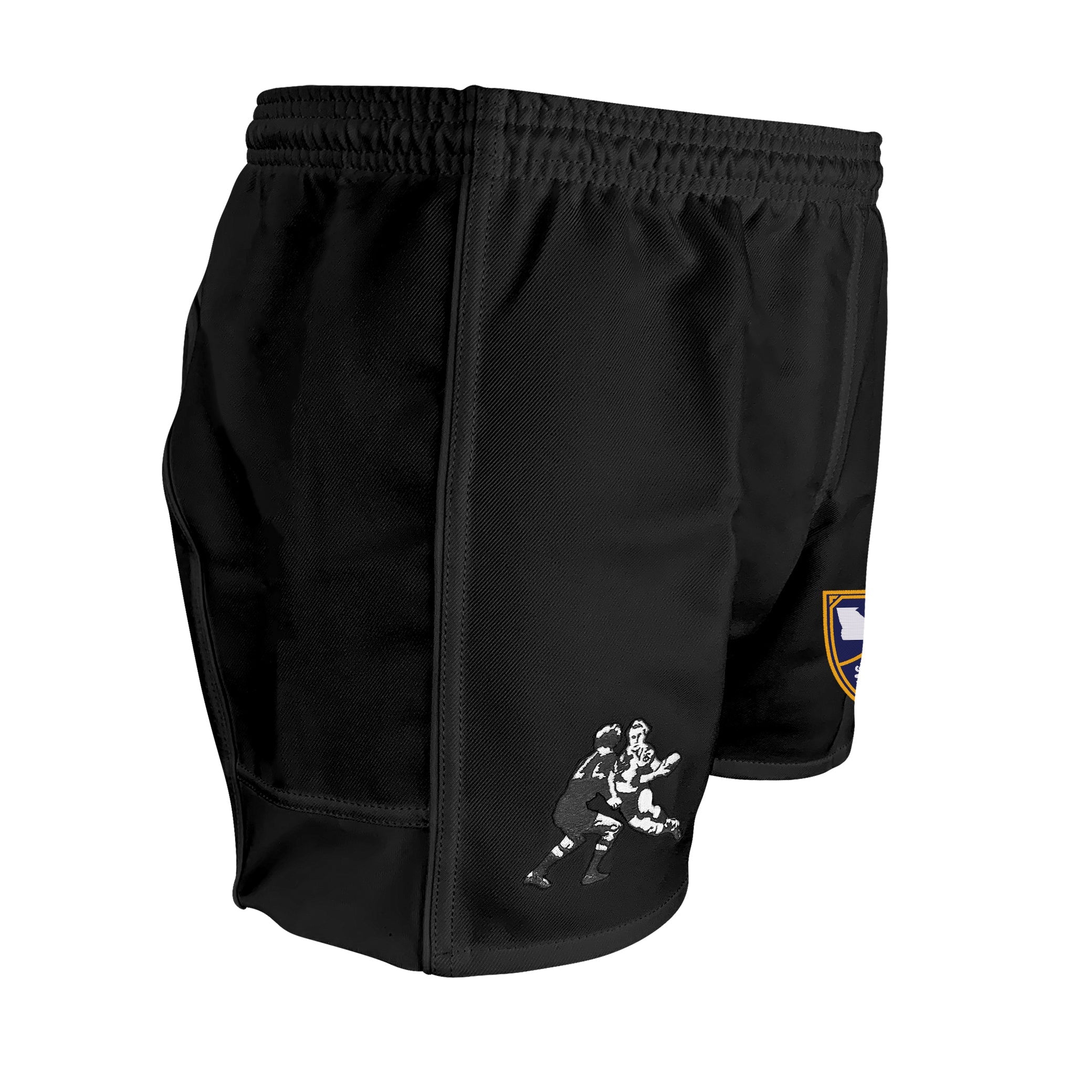 Georgia Rugby Union Pro Power Shorts - High-Performance Men's Rugby Shorts for Training & Matches - Breathable, Durable & Comfortable for Rugby, Gym & Sports Activities