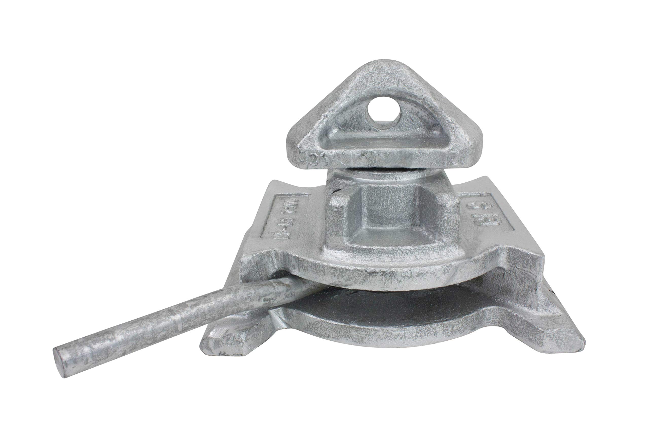 4 Pack Sea Rail Shipping Container Manual Twist Locks - Dovetail Style for Securing Containers to Flat Surfaces | Heavy Duty Cargo Locking Mechanism | Ideal for Shipping Yards, Ports & Ground Transport
