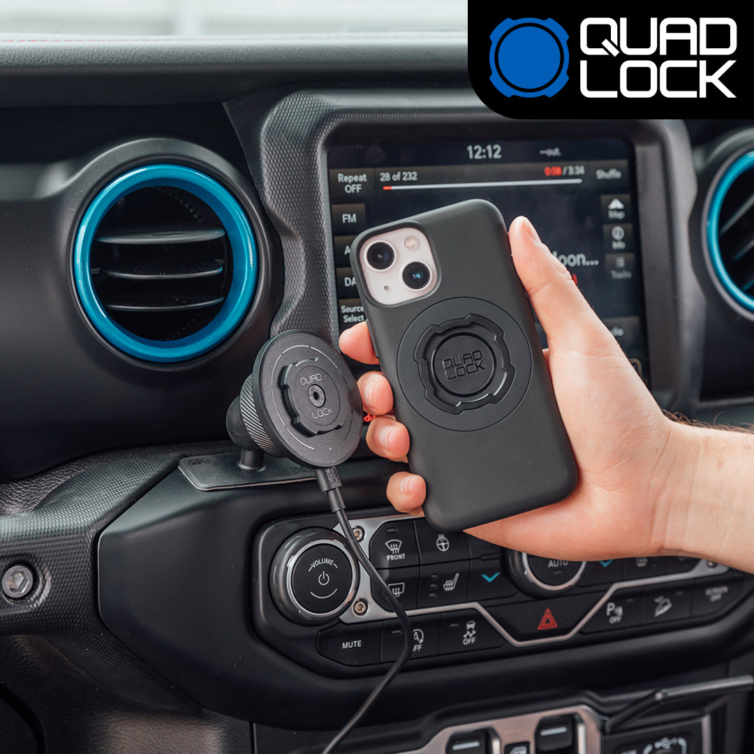 4x4 Car Phone Holder - Universal Adhesive Dash & Console Mount for Secure Smartphone Use While Off-Roading & Driving