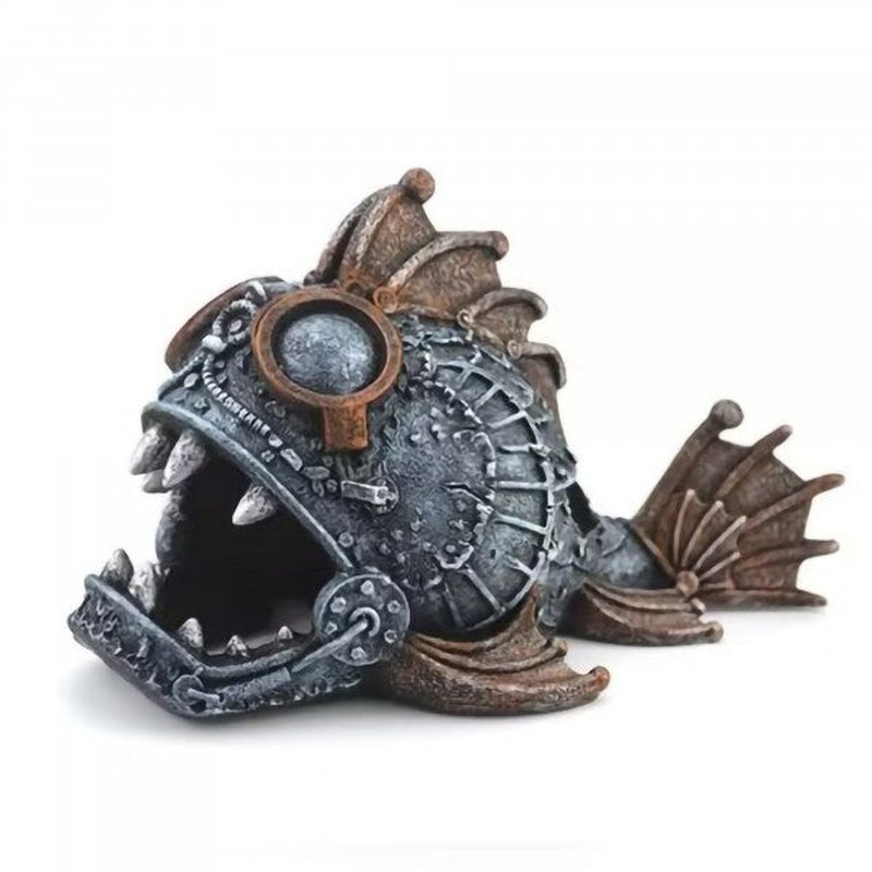 Bioscape Giant Toothfish 25 x 14cm - Premium Fish Tank Decoration for Aquarium, Fish Habitat & Underwater Scenery - Perfect for Home, Office & Aquatic Displays