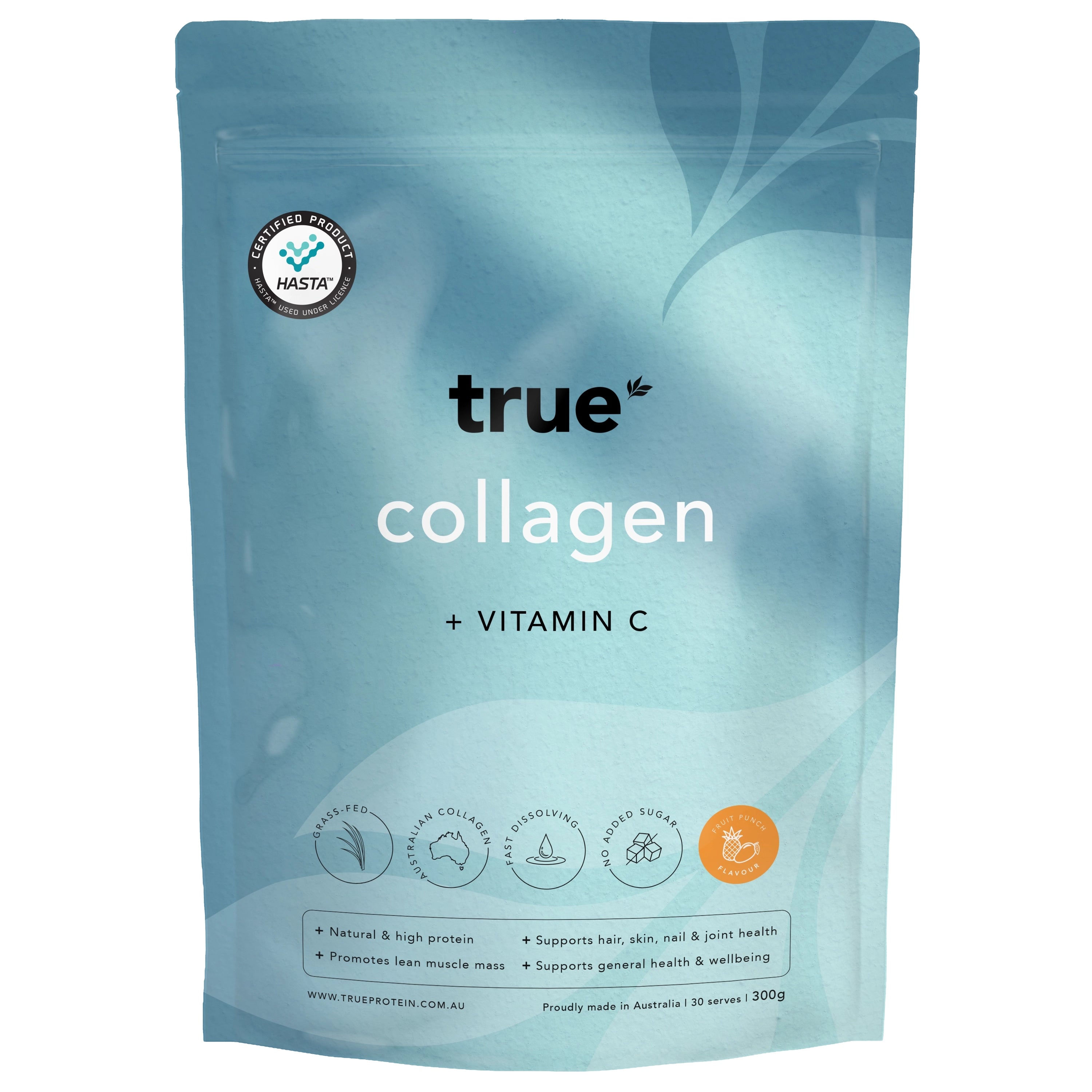HASTA Collagen + Vitamin C Supplement for Skin, Hair & Nail Health - Anti-Aging & Hydration Boost - Perfect for Daily Wellness & Beauty Routine