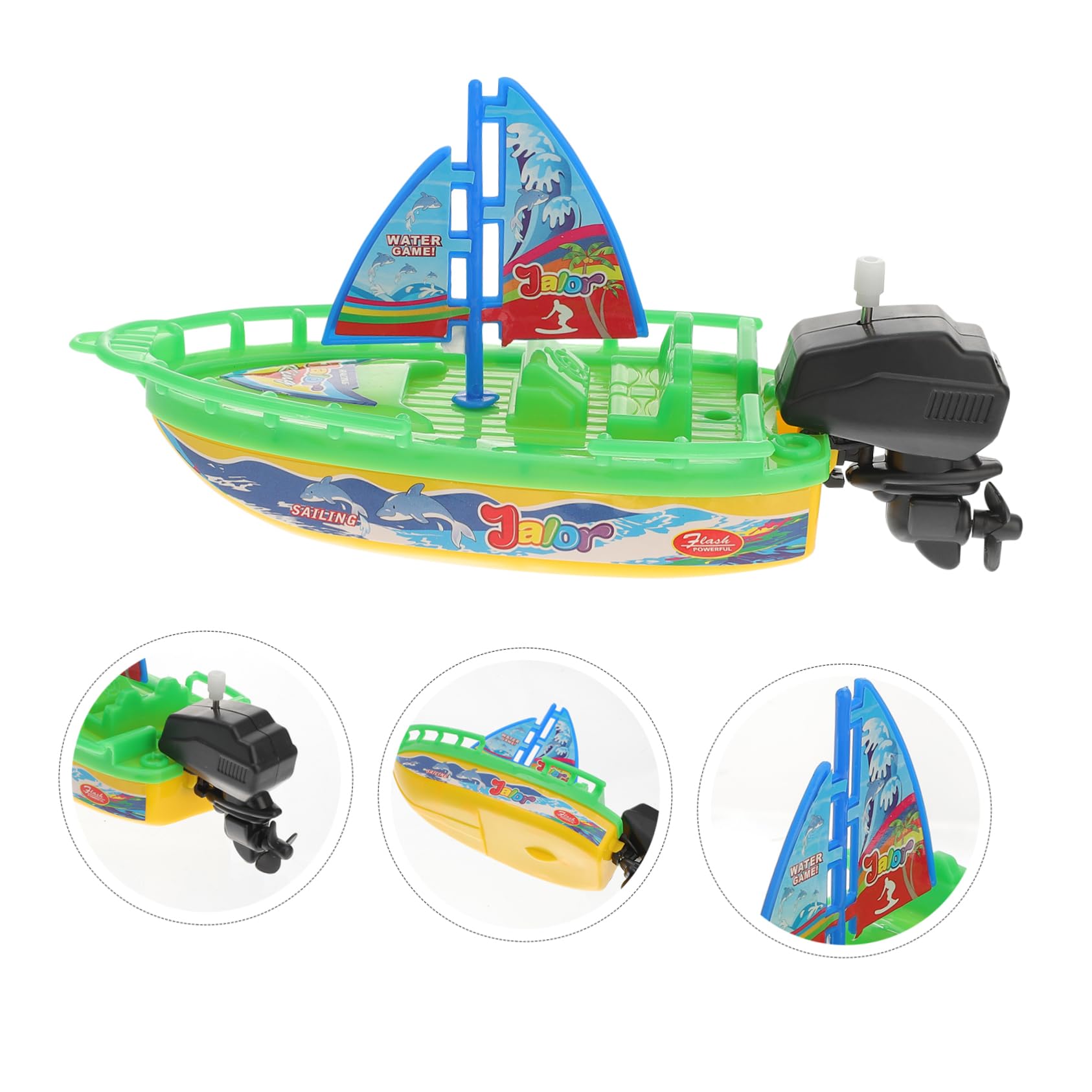 HAWILLOSCH 2-Piece Bath Toys Set - Wind-Up Swimming Water Toys for Kids Bathtub Fun | Perfect for Toddler Bath Time, Pool Parties & Sensory Play