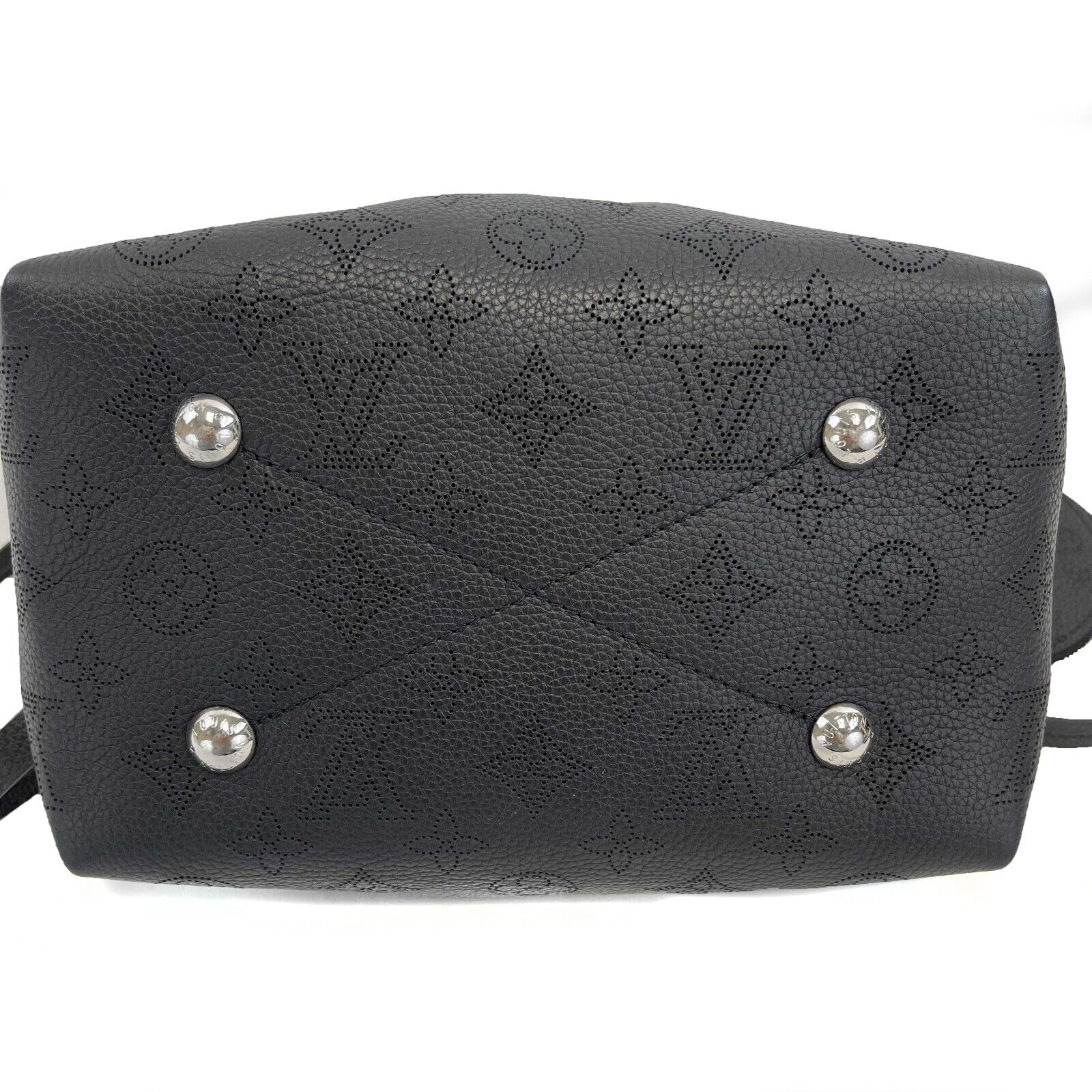 Louis Vuitton Bella Mahina Noir Black Leather Crossbody Bag with Detachable Pouch & Adjustable Shoulder Strap - Perfect for Work, Travel & Evening Events