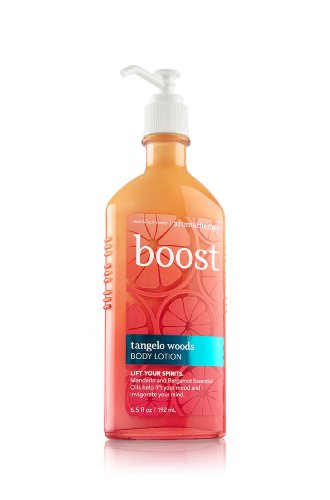 Bath & Body Works Aromatherapy Tangelo Woods Body Lotion 6.5 oz (192ml) - Energizing Citrus Scent for Relaxation & Stress Relief - Perfect for Daily Moisturizing & Spa Days