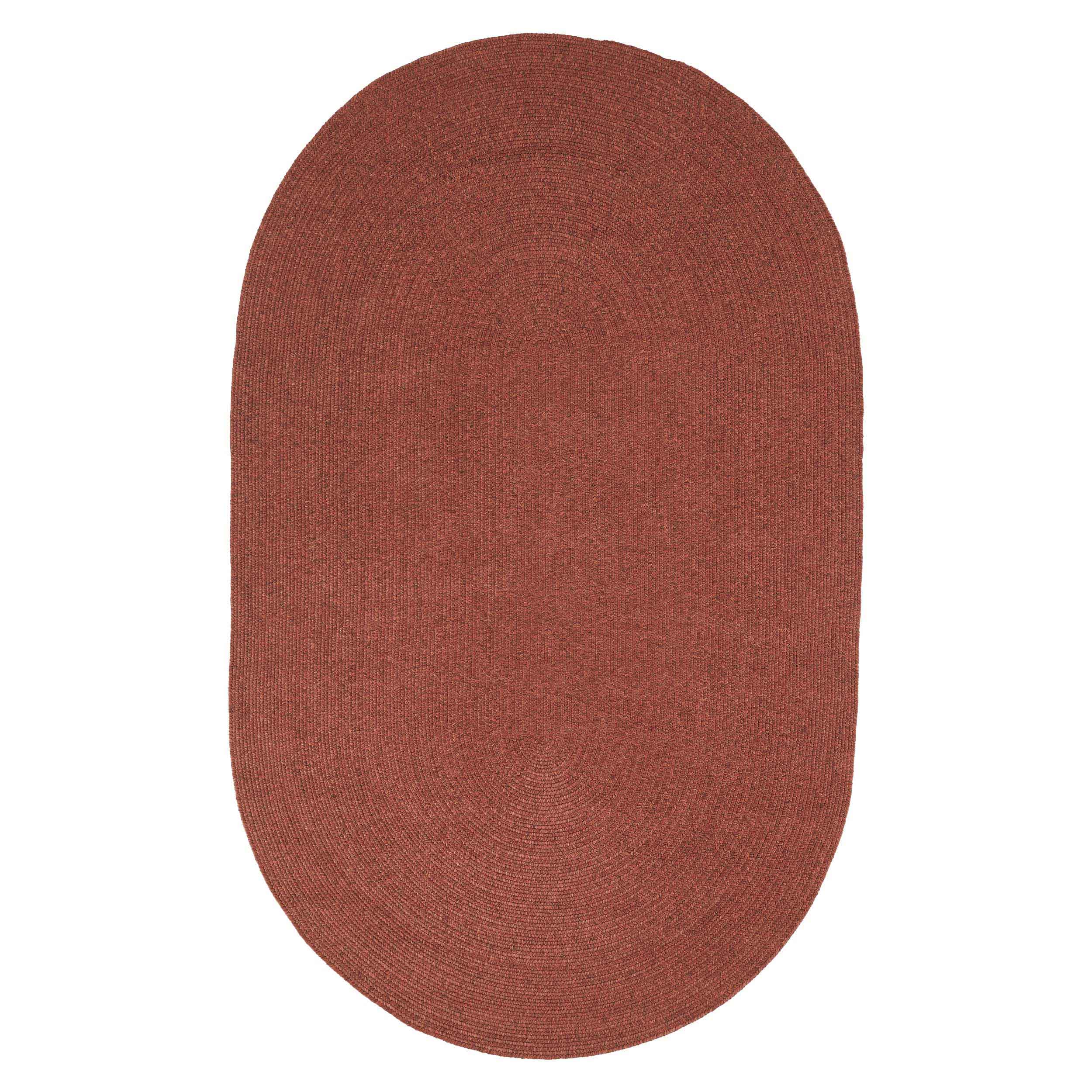 Classic Braided Area Rug - Non-Slip Indoor/Outdoor Oval Rug for Living Room, Bedroom, Patio & Deck - Soft & Durable Home Decor