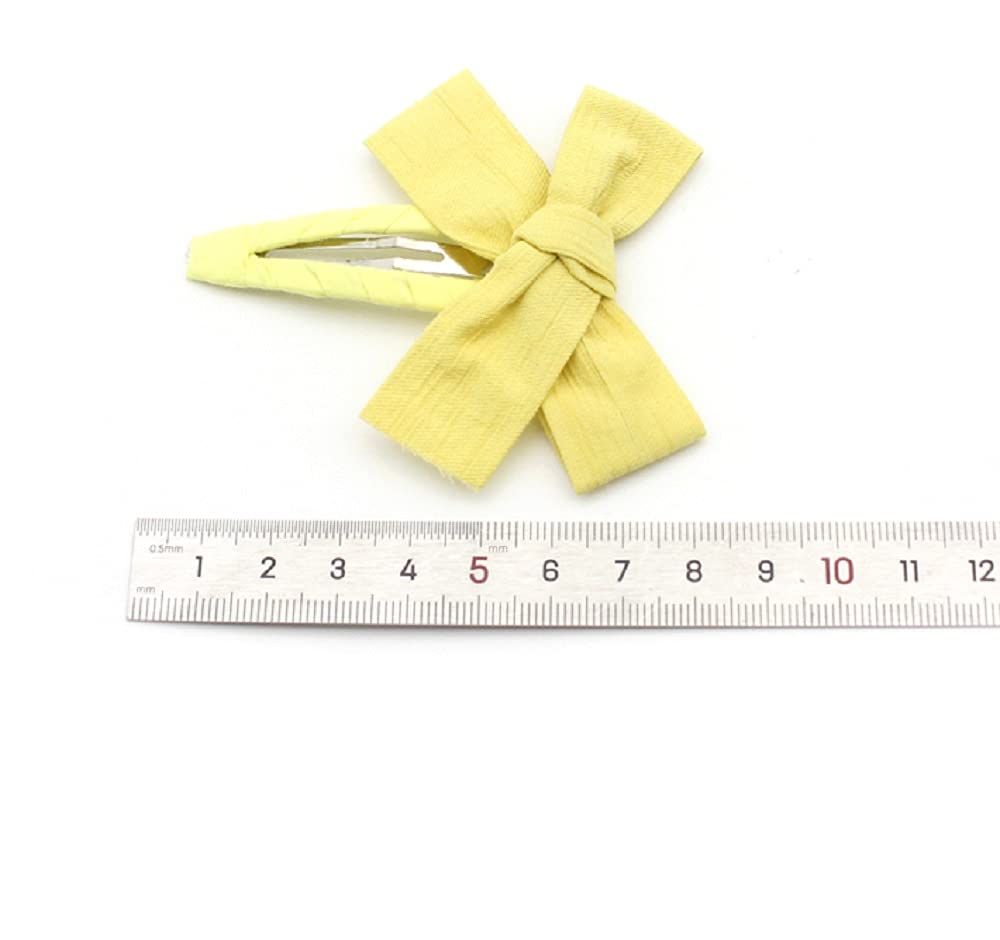 8 Packs Non-Slip Butterfly Hair Clips for Baby Girls - Soft Nylon Hair Bows & Barrettes for Toddlers & Kids - Perfect for Daily Wear, Parties & Photo Shoots