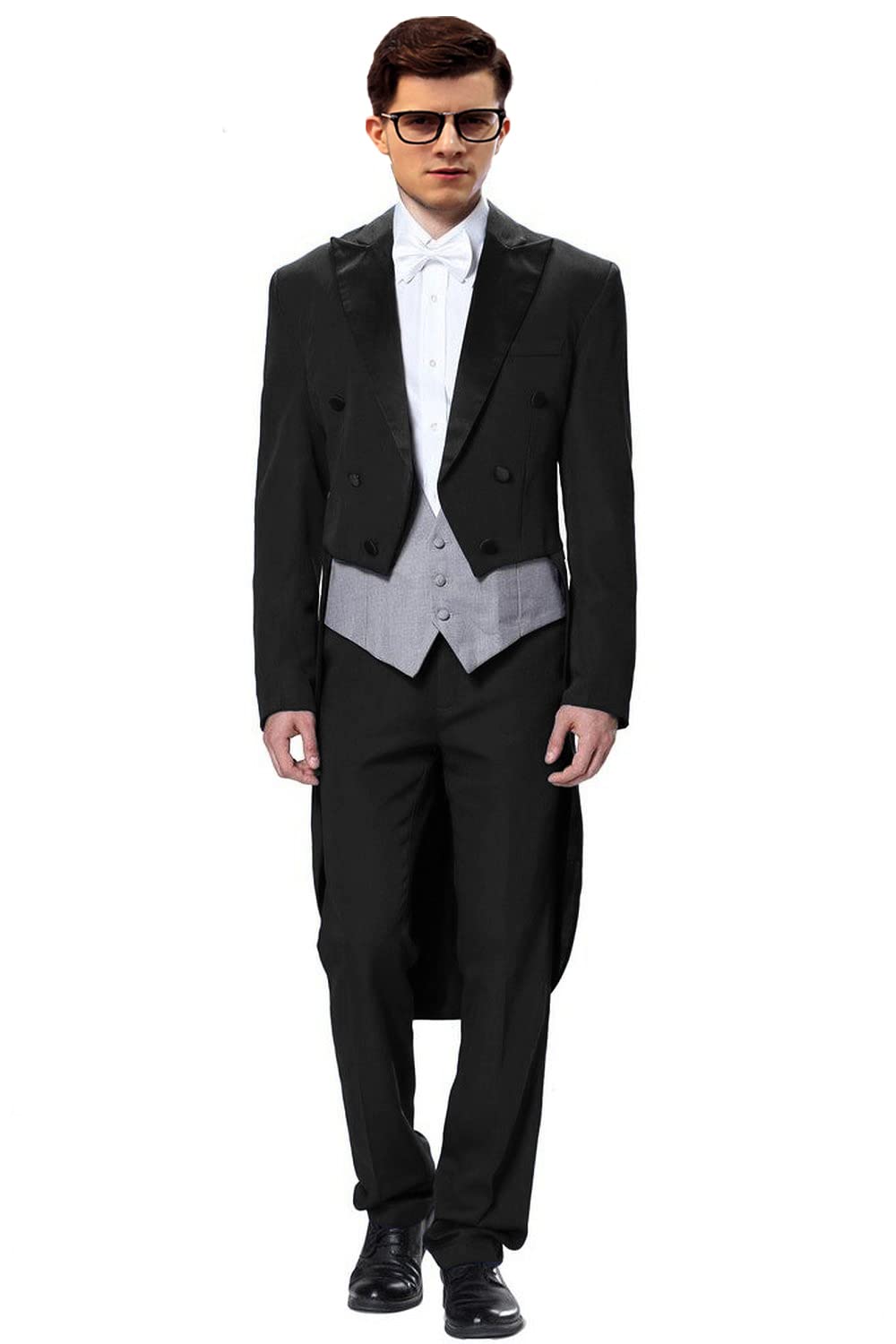 2024 Vintage Tuxedo 3 Piece Wedding Suit for Men - Elegant Groom Suit with Vest & Pants - Perfect for Weddings, Prom, Formal Events & Special Occasions
