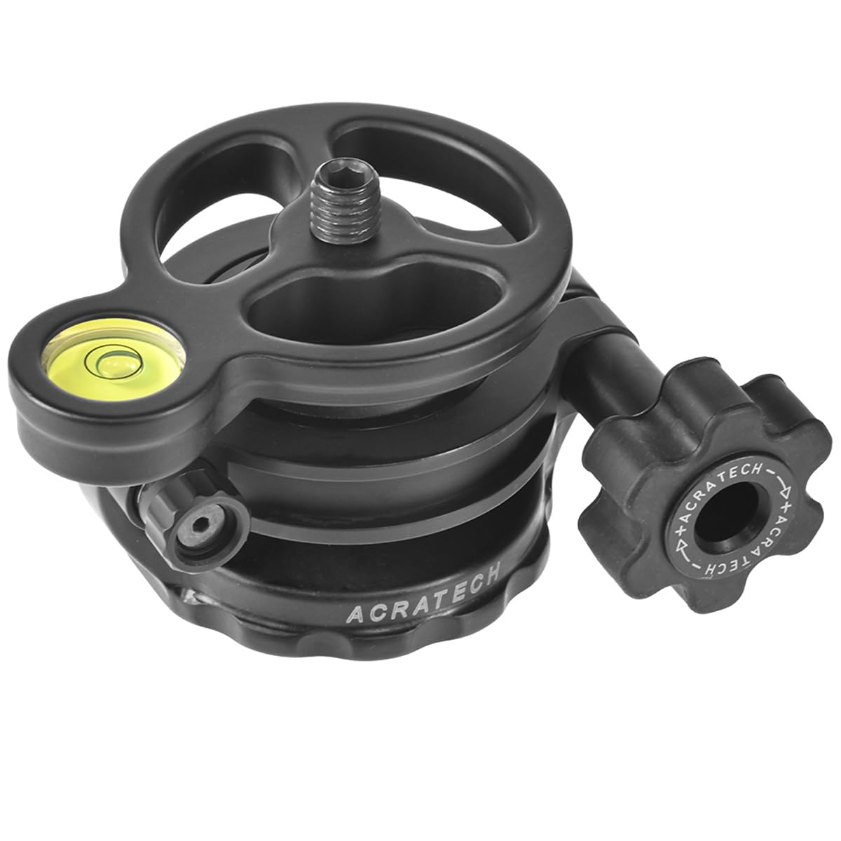 Acratech Leveling Base - Universal 3/8-16 Tripod Head Adapter for Professional Photography & Videography - Perfect for Landscape, Architectural, and Panoramic Shooting
