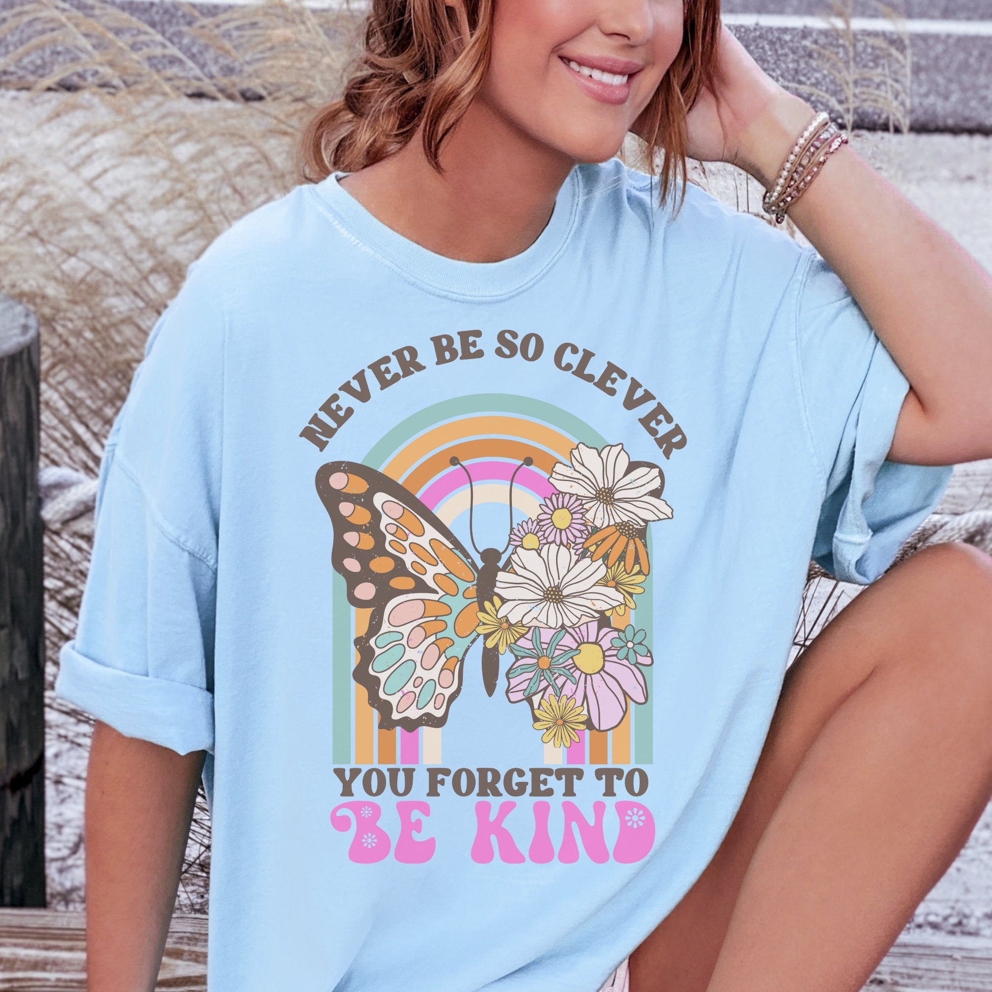 Never Be So Clever Shirt - Never Be So Kind Marjorie Taylor Shirt | Evermore Merch | Comfort Colors Tee for Concerts & Casual Wear