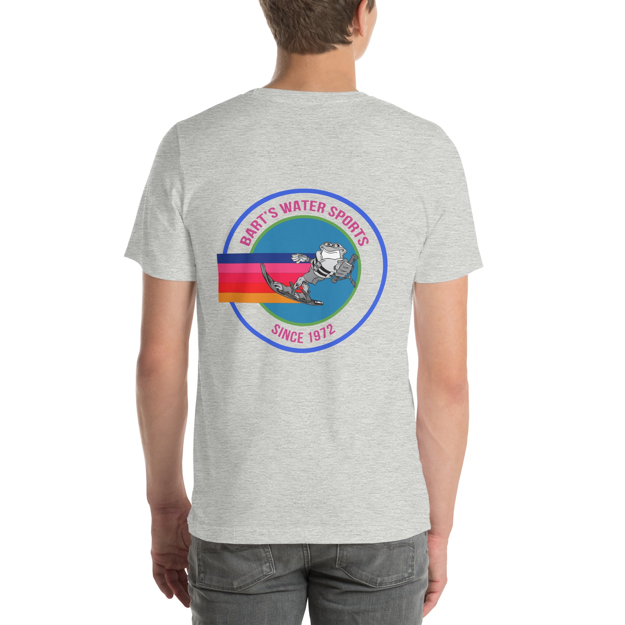 Frog Slalom Ski Unisex T-Shirt - Bart's Water Sports - Perfect for Wakeboarding, Waterskiing & Lake Adventures
