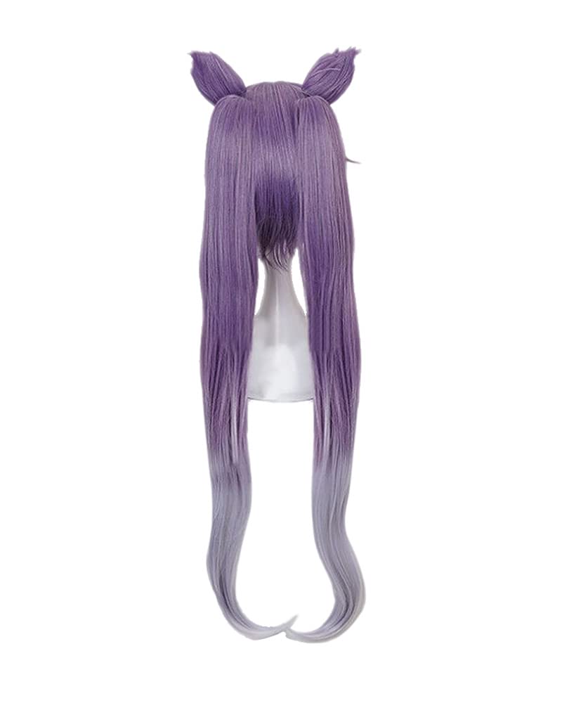 Cosplay.fm Women’s Anime Cosplay Wig with Cat Ears - Long Synthetic Hair Costume Wig for Halloween, Anime Conventions & Cosplay Events