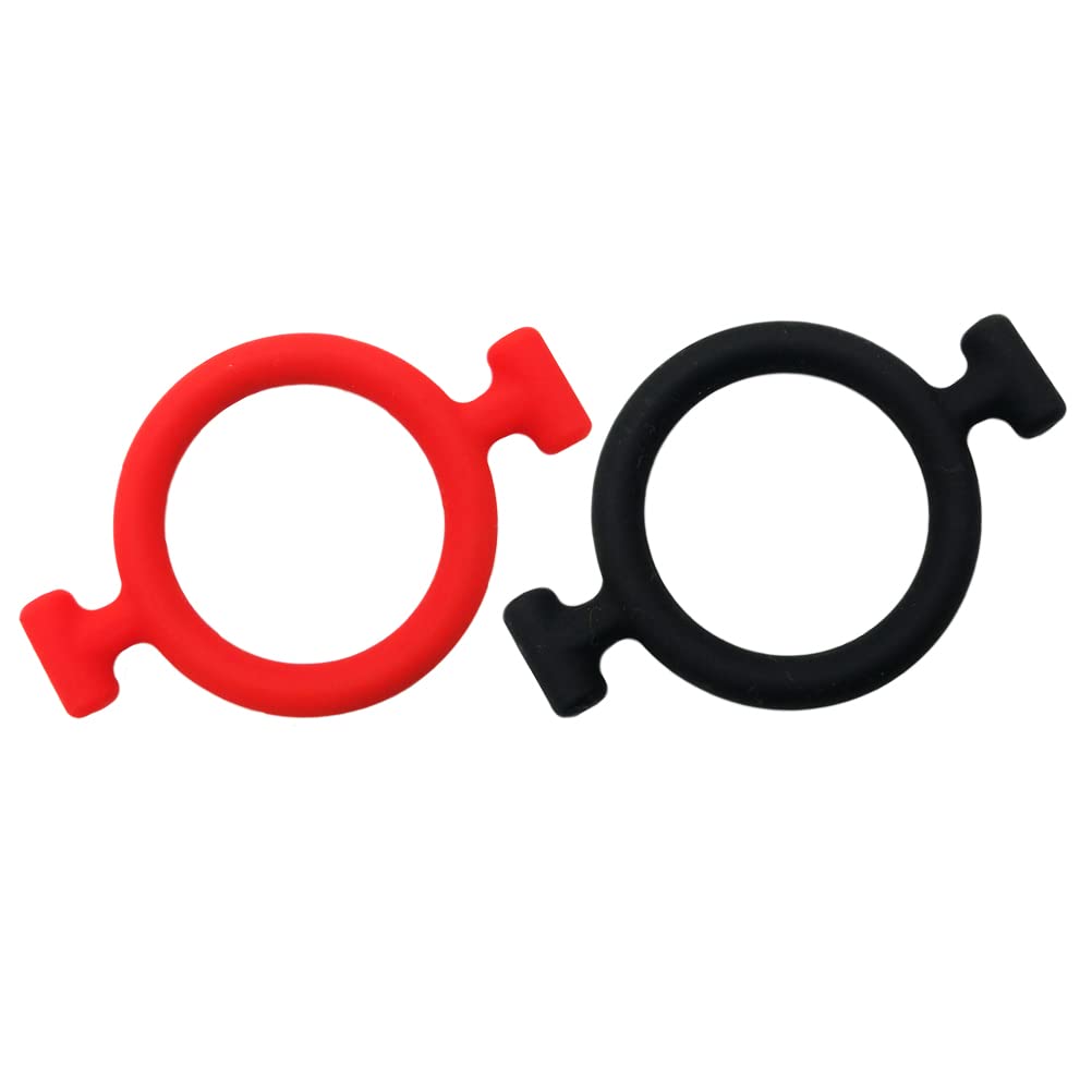 2 Pack Silicone Mouth Gag Sex Toy - Soft & Safe BDSM Gag for Couples, Adults, Women & Men - Perfect for Role Play, Bondage & Sensory Play