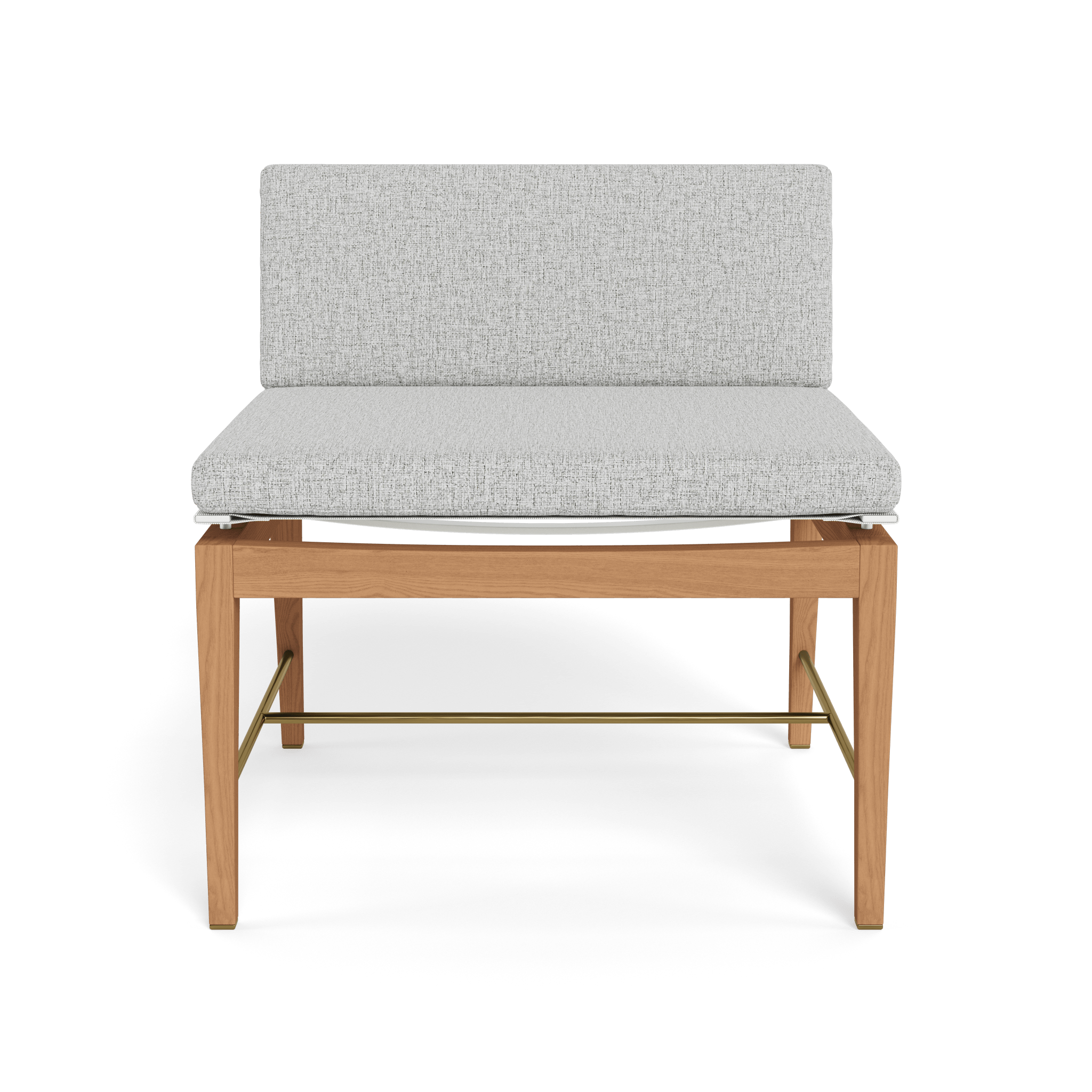 Byron Teak Wood Easy Chair - Comfortable Lounge Chair for Living Room, Patio, or Office - Relaxing and Stylish Seating Solution