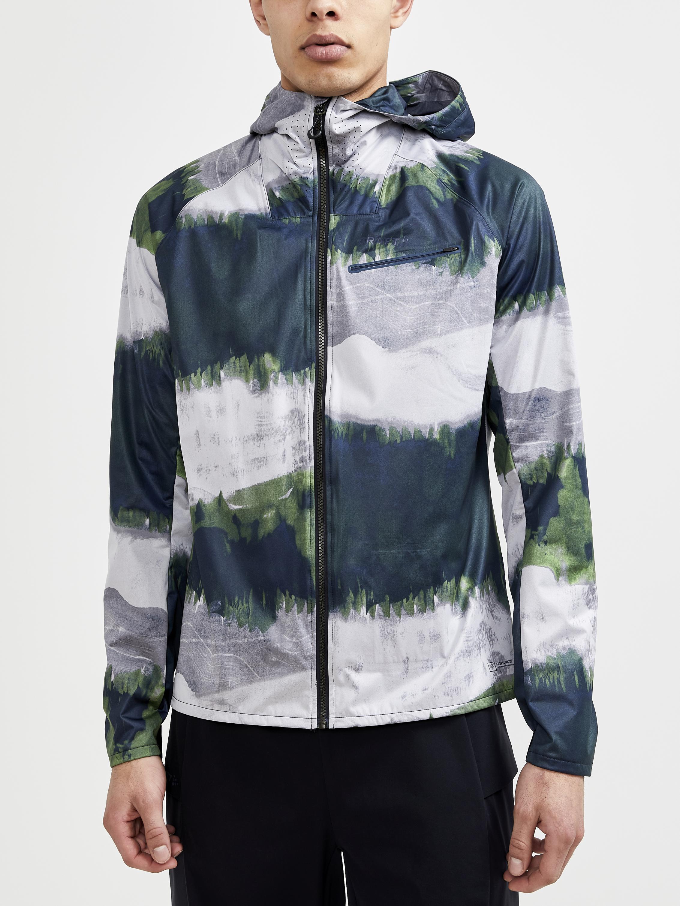 Men's Waterproof Running Jacket - Lightweight Breathable Windbreaker for Outdoor Jogging & Hiking - Perfect for Rainy Weather & Cold Conditions
