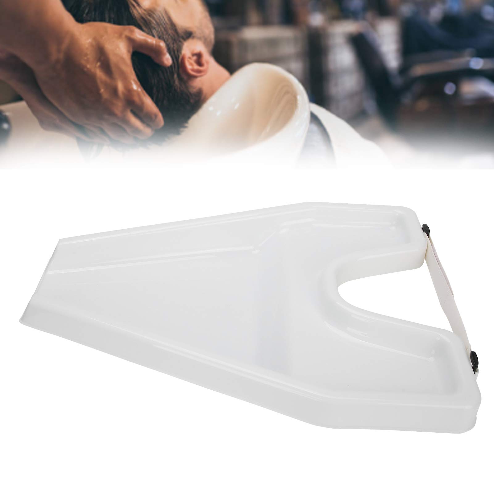 Portable Hair Washing Tray for Salon & Home Use - Ergonomic Shampoo Basin for Elderly, Kids & Bedridden Patients (White) | Perfect for Home Care, Nursing Homes & Hair Salons