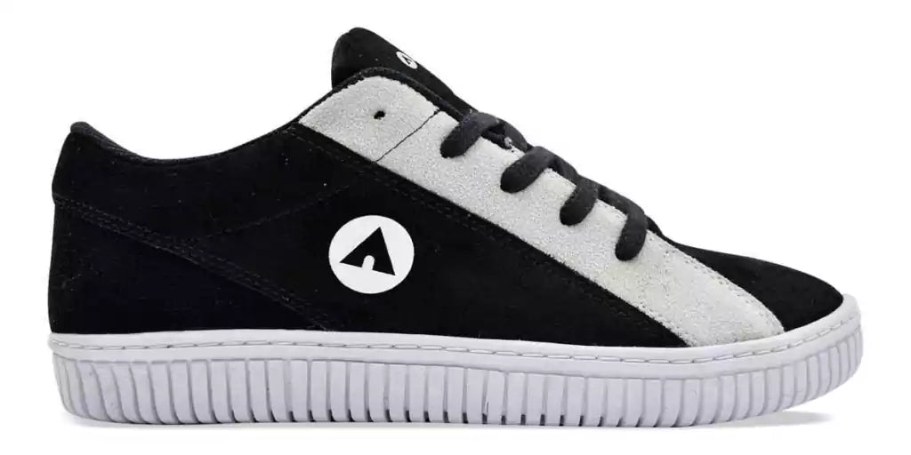 Air Walk H One Black & Gray Sneakers - Comfortable Walking Shoes for Men & Women - Perfect for Running, Gym, and Casual Wear