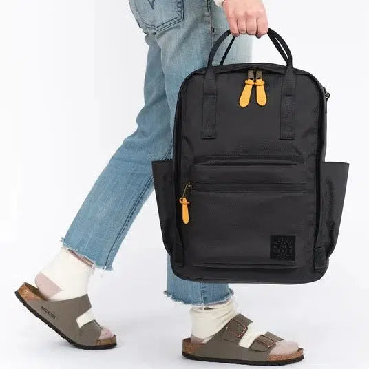 Premium XO Elkin Sustainable Diaper Bag - Eco-Friendly Baby Essentials Organizer (Black) | Perfect for Travel, Daycare & On-the-Go Parents