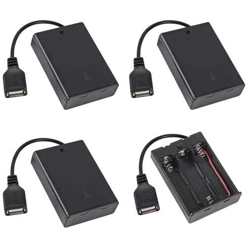 4pcs 3AA USB