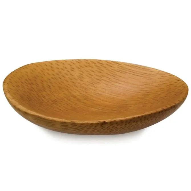 Round Bamboo Dish - 2.25 Inch Diameter Eco-Friendly Small Serving Plate for Appetizers, Sushi, Desserts | Perfect for Parties, Picnics, Home Decor