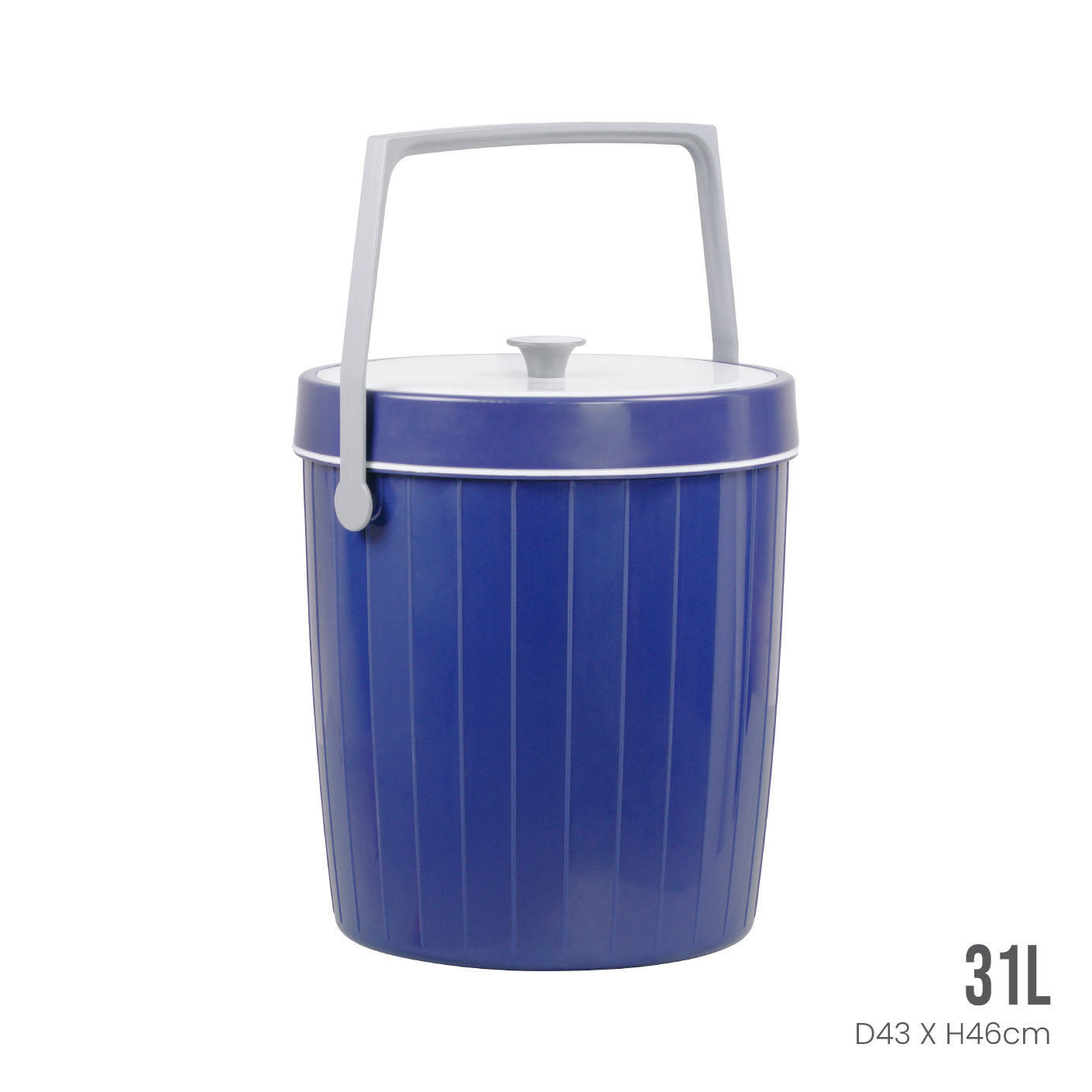 Hot & Cool Insulated Bucket 31L (8309) - Perfect for Camping, Picnics, and Outdoor Adventures - Keep Drinks Cold or Food Warm