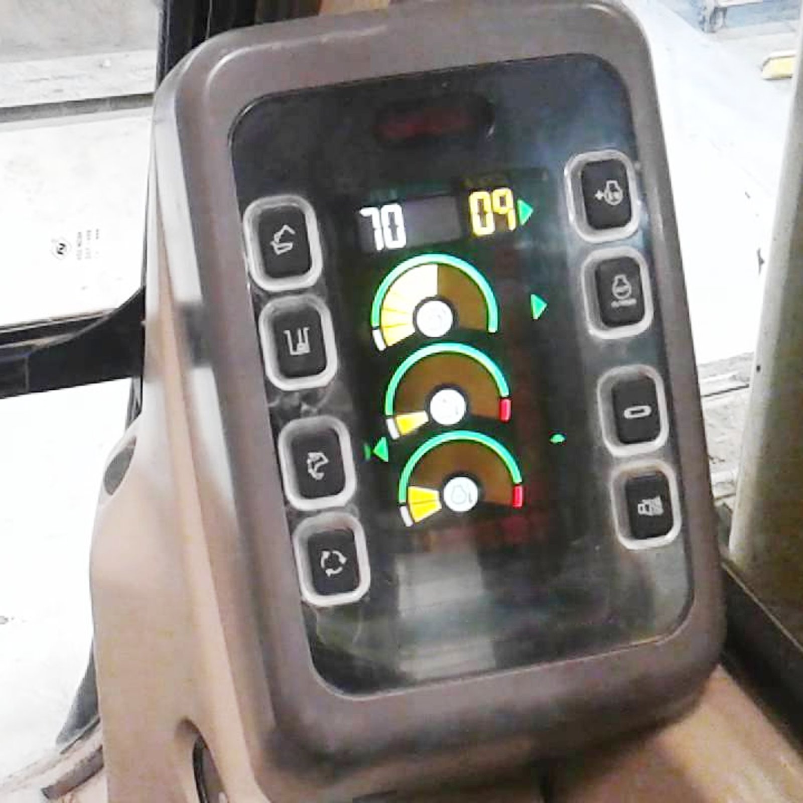 SINOCMP 106-0172 151-9385 Monitor Gauge Cluster Replacement for Caterpillar Excavator E312B E320B E330B - Heavy Duty Construction Equipment Dashboard Display for Excavator Performance Monitoring