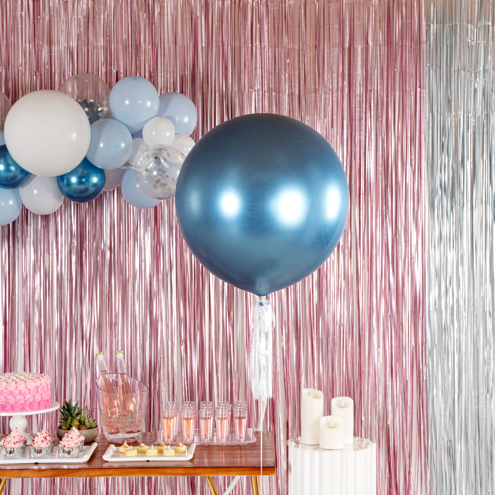 Balloonify Metallic Blue Latex Balloons - 36 Inch Large Party Balloons (10 Count Box) - Perfect for Birthday Parties, Baby Showers & Wedding Decorations