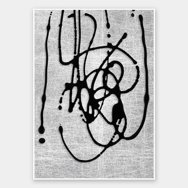 Duality II Unframed Art Print - Modern Abstract Wall Decor for Home & Office - Perfect for Living Room, Bedroom, or Workspace
