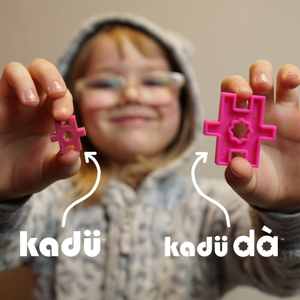 KADU DA 78-Piece STEM Building Toy Set - Interconnectable Construction Blocks for Open-Ended & Imaginative Play | Perfect for Kids' STEAM Learning, Creative Development & Classroom Activities