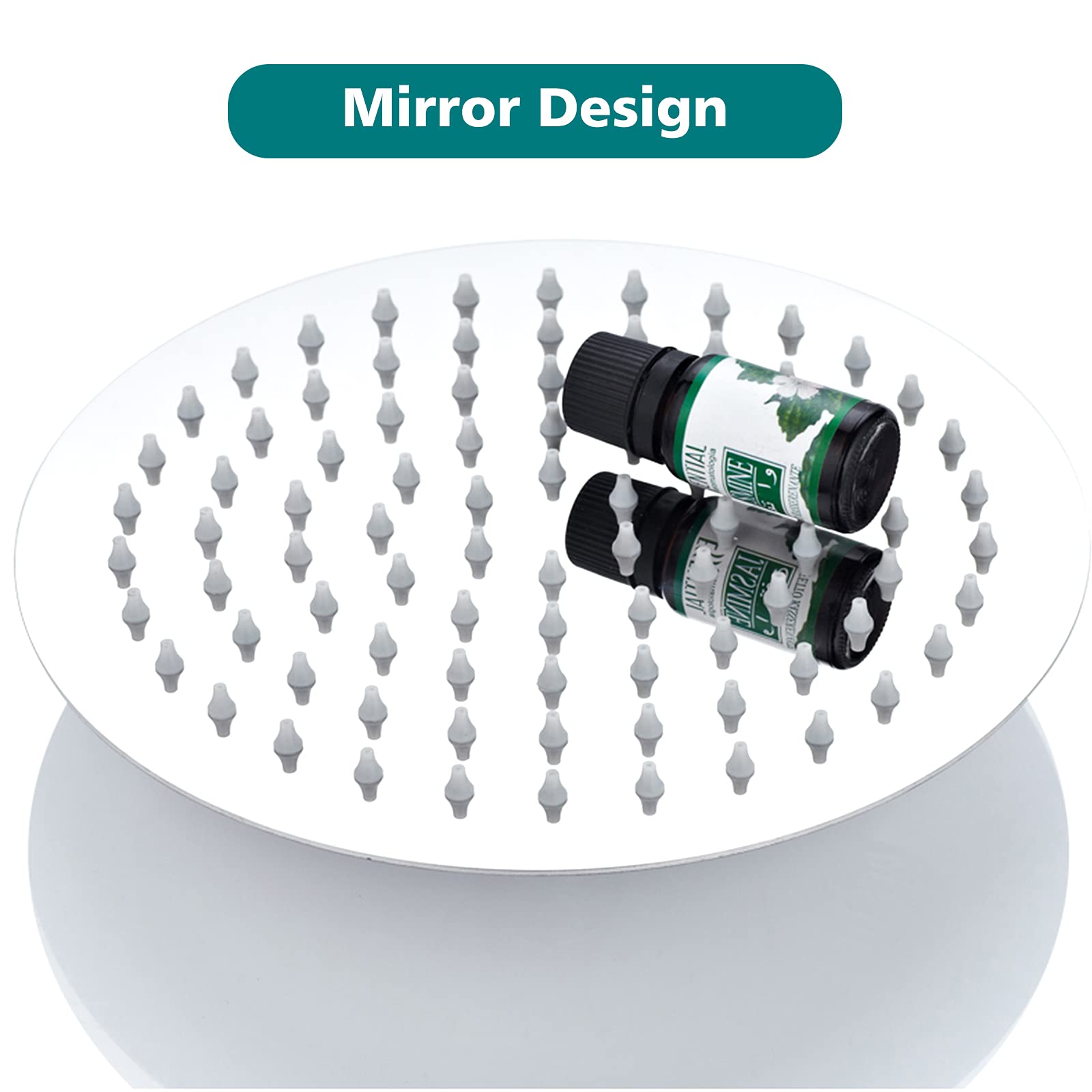 Premium 12 Inch Stainless Steel Rain Shower Head - 304 Stainless Steel Round Showerhead with Anti-Clog Silicone Nozzles for Luxurious Spa-Like Bathroom Experience - Perfect for Master Bath, Hotel Style Renovations & Relaxing Rainfall Showers