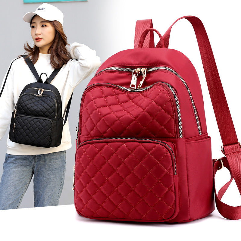 Durable Nylon Backpack for Women - Lightweight Travel Backpack with Multiple Pockets, Water-Resistant & Stylish Design - Perfect for College, Work, Hiking & Daily Commute