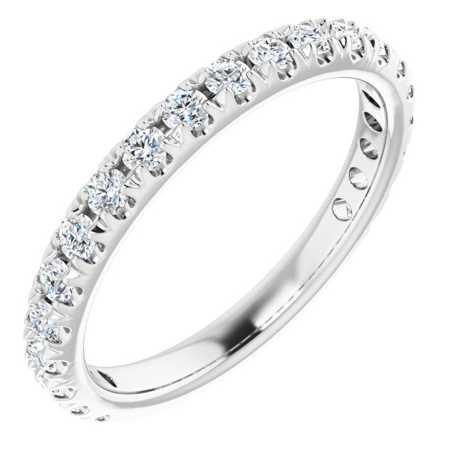 0.62 Carat Round Cut Diamond Comfort Fit Wedding Band for Men & Women - Perfect for Engagement, Anniversary, and Everyday Wear