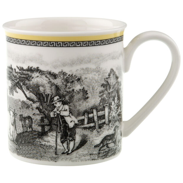Audun Ferme Coffee Mugs Set of 6 - Premium Ceramic Tea Cups with Handle for Home, Office & Gifts - Perfect for Coffee, Tea, Hot Chocolate & Soups
