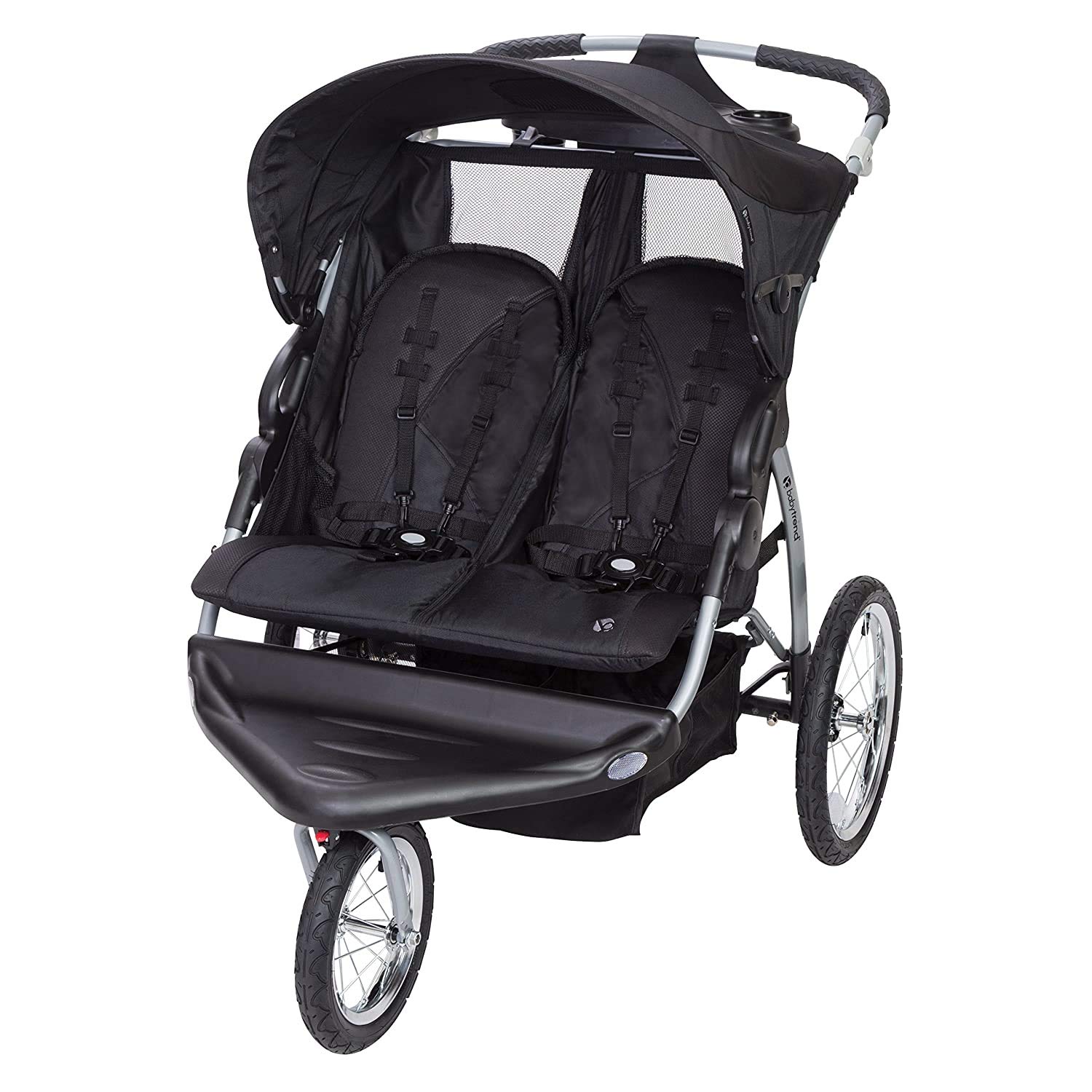 Baby Trend Expedition Double Jogger Stroller - Lightweight All-Terrain Stroller for Twins or Siblings | Perfect for Running, Walking, Shopping & Outdoor Adventures (Griffin Pattern)