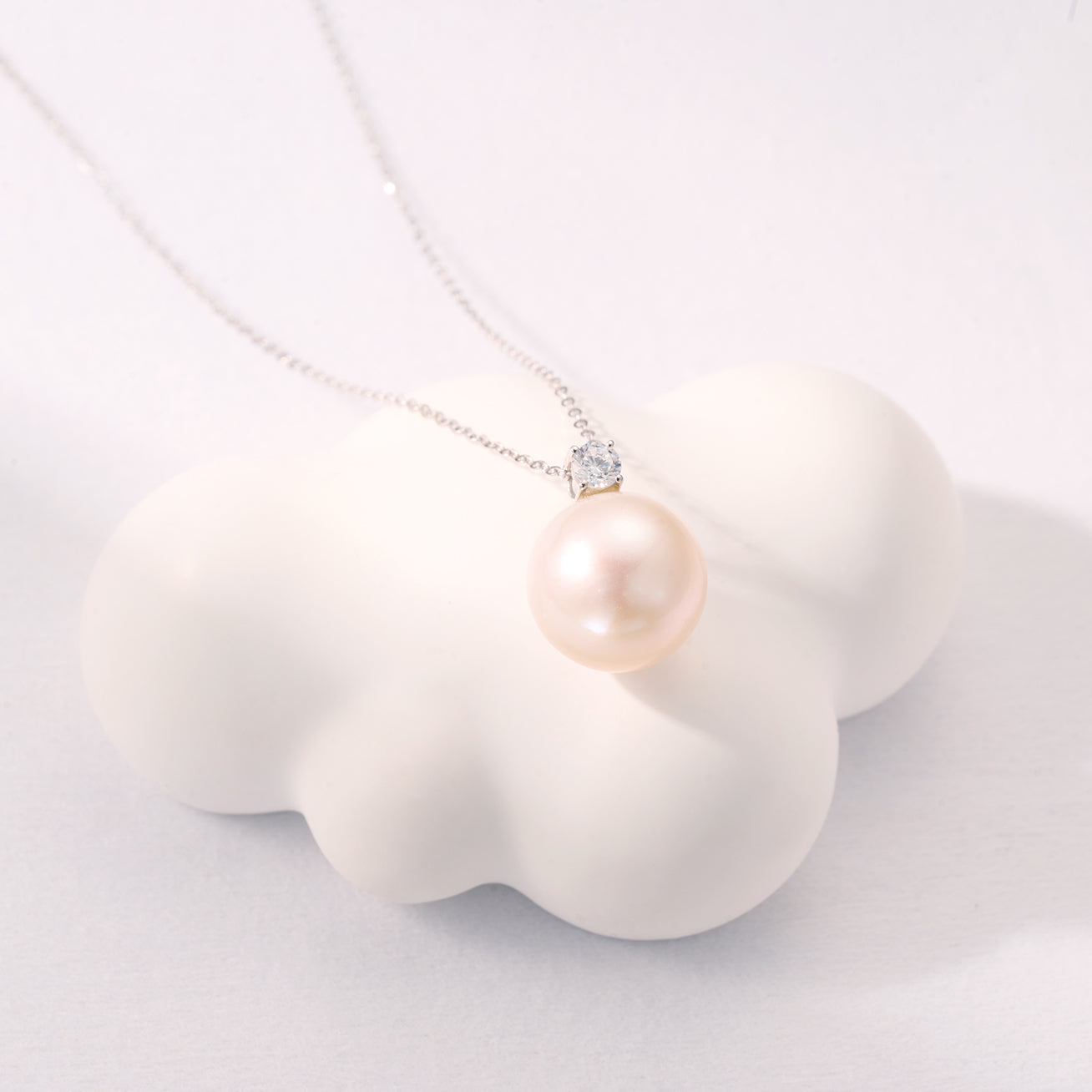18K Solid Gold Edison Pearl Necklace - AAA Grade Cultured Pearls, Elegant Jewelry Gift for Women (KN00220) | Perfect for Weddings, Anniversaries & Special Occasions