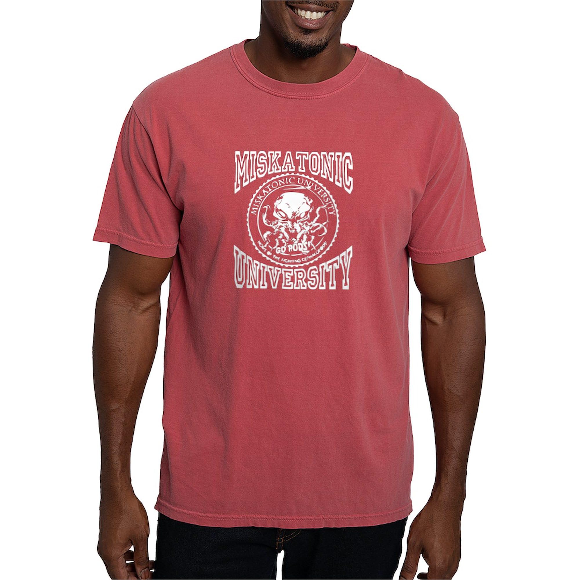 Miskatonic University T-Shirt for Men - Soft Comfort Colors Cotton Tee - Perfect for College, Gaming & Casual Wear