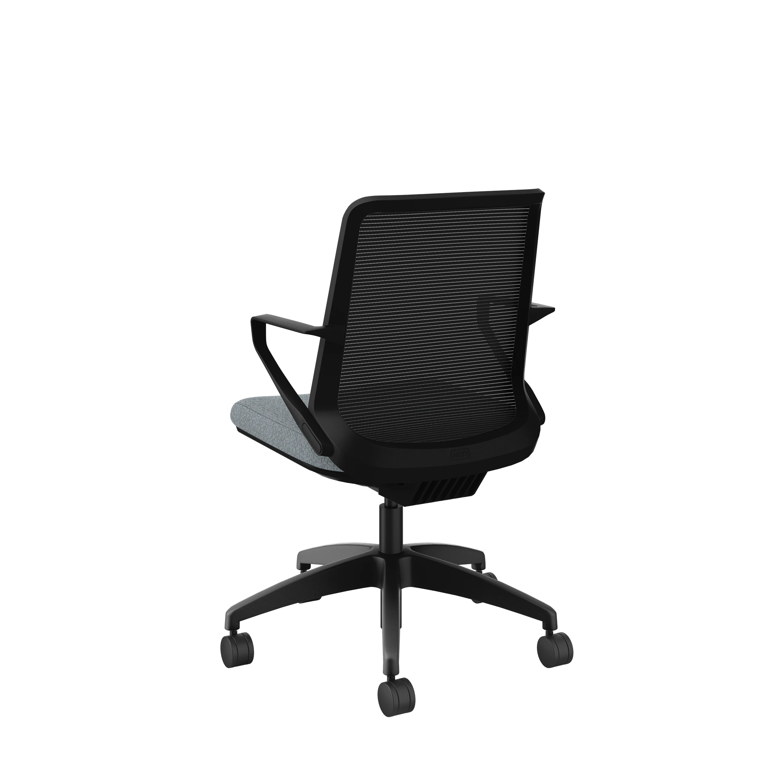 Ergonomic Cliq Office Chair with Synchro Tilt Mechanism - Basalt Fabric & Black Designer Frame for Home Office, Gaming, and Workspace Comfort