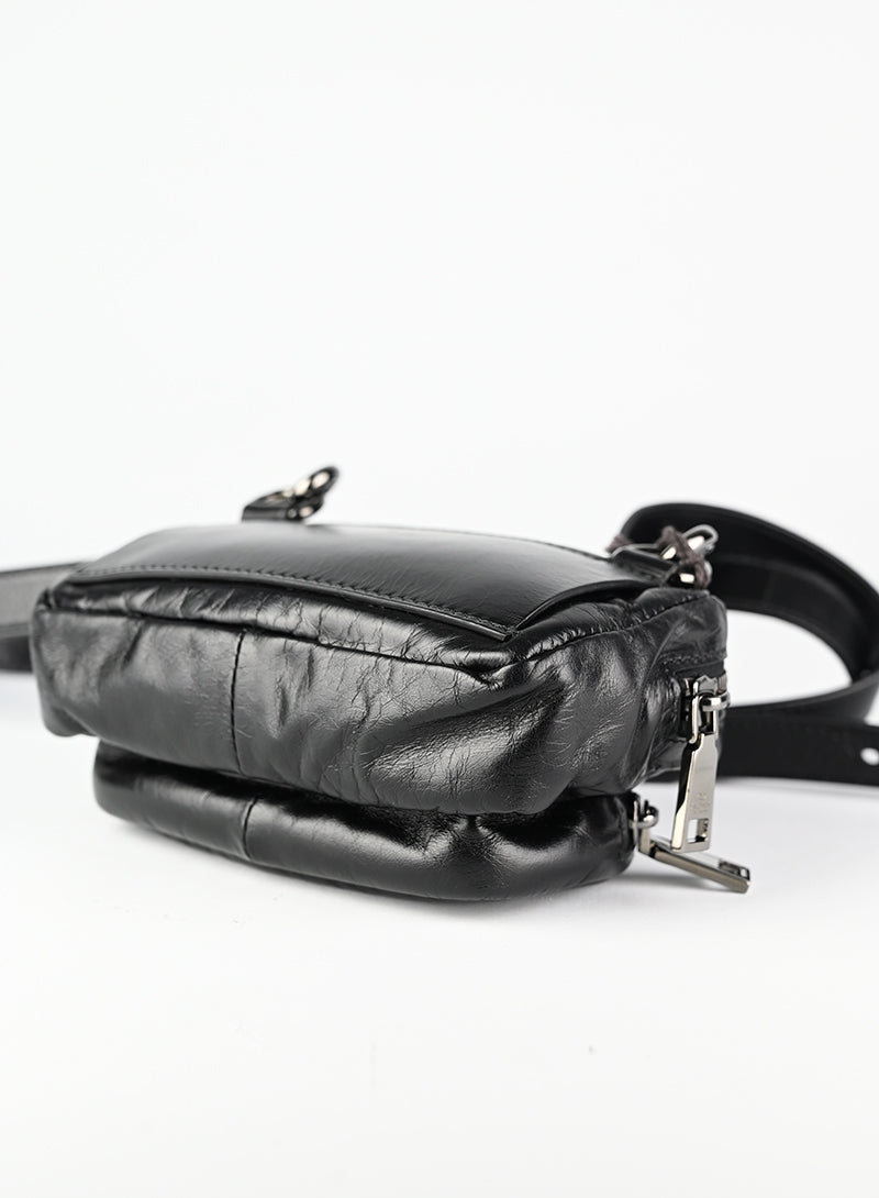 Valentino Black VLTN Crossbody Bag for Women | Luxury Leather Shoulder Purse | Perfect for Parties, Dates & Evening Events