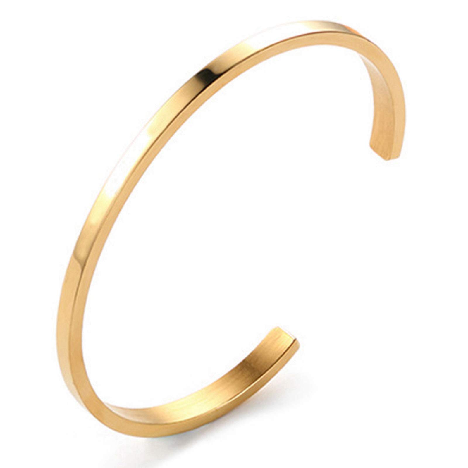 Personalized Stainless Steel Open Cuff Bracelet for Women - Engravable Name & Date Gift for Mom, Daughter, Best Friend | Elegant Arm Jewelry for Birthdays, Anniversaries & Special Occasions