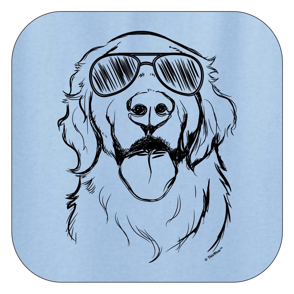 Golden Retriever Hoodie with Sunglasses - Cute Dog Sweatshirt Gift for Pet Lovers - Perfect for Birthdays, Holidays & Matching Outfits