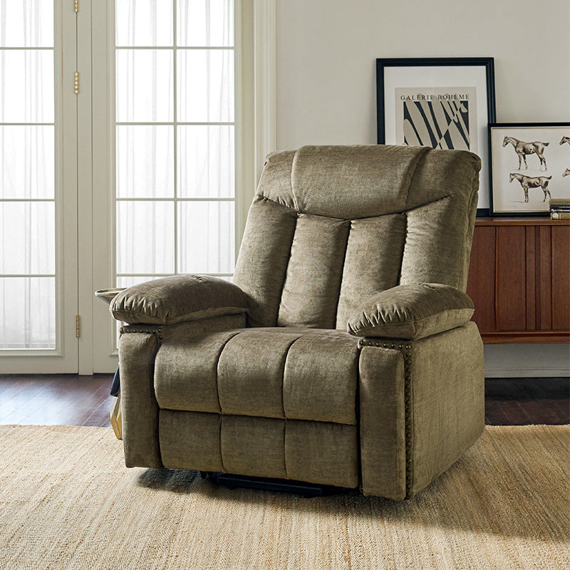 LuxComfort Power Lift Recliner Chair for Elderly - Heavy Duty Electric Reclining Sofa with Massage & Heat - Perfect for Living Room, Home Theater & Mobility Assistance