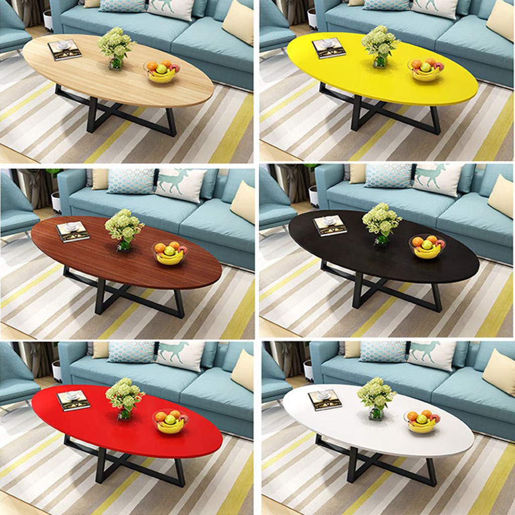Round Coffee Table for Living Room - Small Apartment Side Table, Sofa Table & Balcony Tea Table - Black Modern Furniture for Home Decor & Compact Spaces