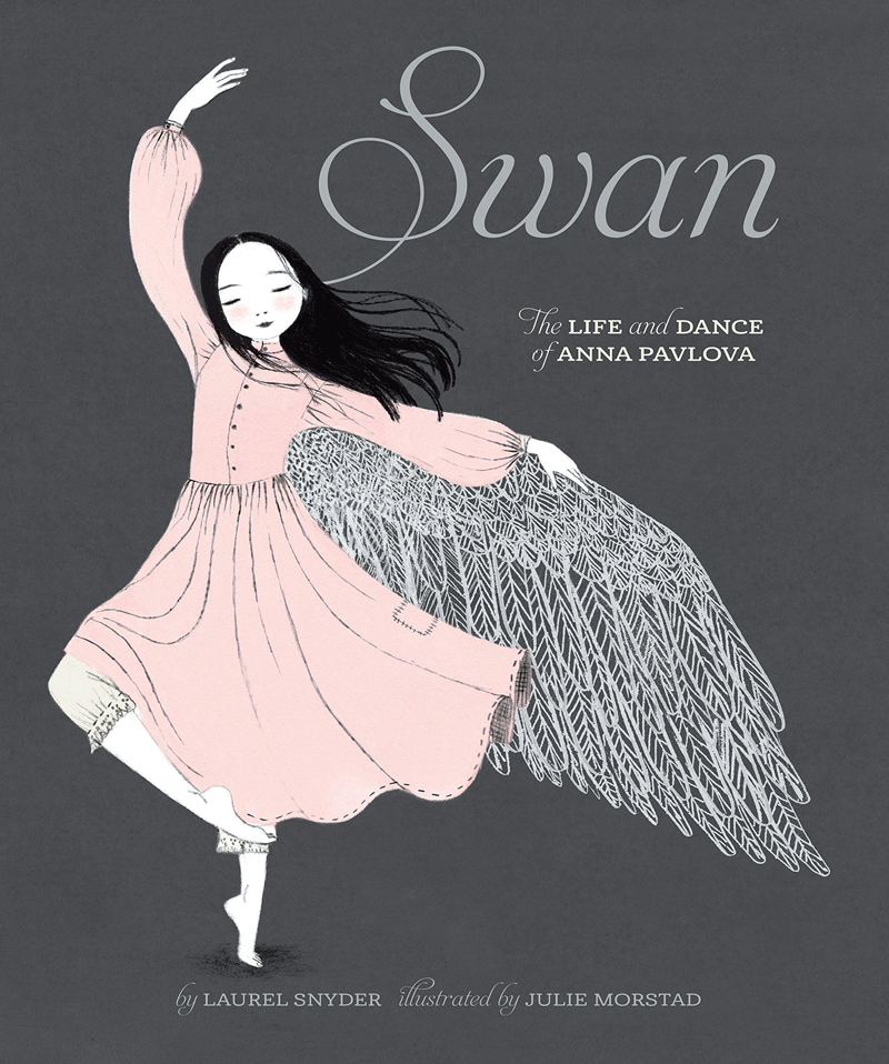 Swan by Julie Morstad - Elegant Home Decor & Gift for Book Lovers, Nursery, or Office | Perfect for Wall Art, Baby Showers & Literary Enthusiasts