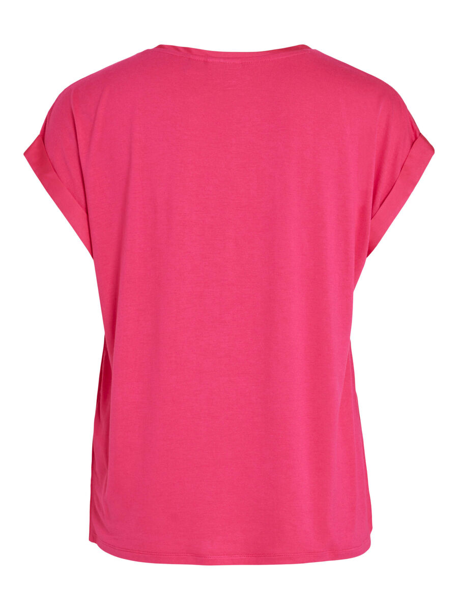 ELLE Satin Blouse in Pink Yarrow - Elegant Women's Fashion Top for Work, Party & Date Night
