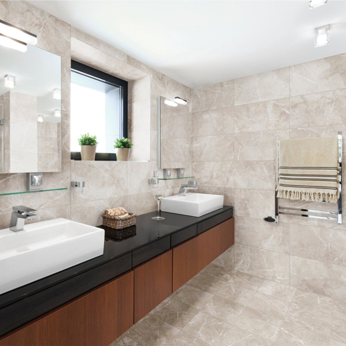 3 X 12 Inch Regency Ivory Matte Glazed Porcelain Bullnose Tile - Perfect for Kitchen Backsplash, Bathroom Walls & Fireplace Surrounds