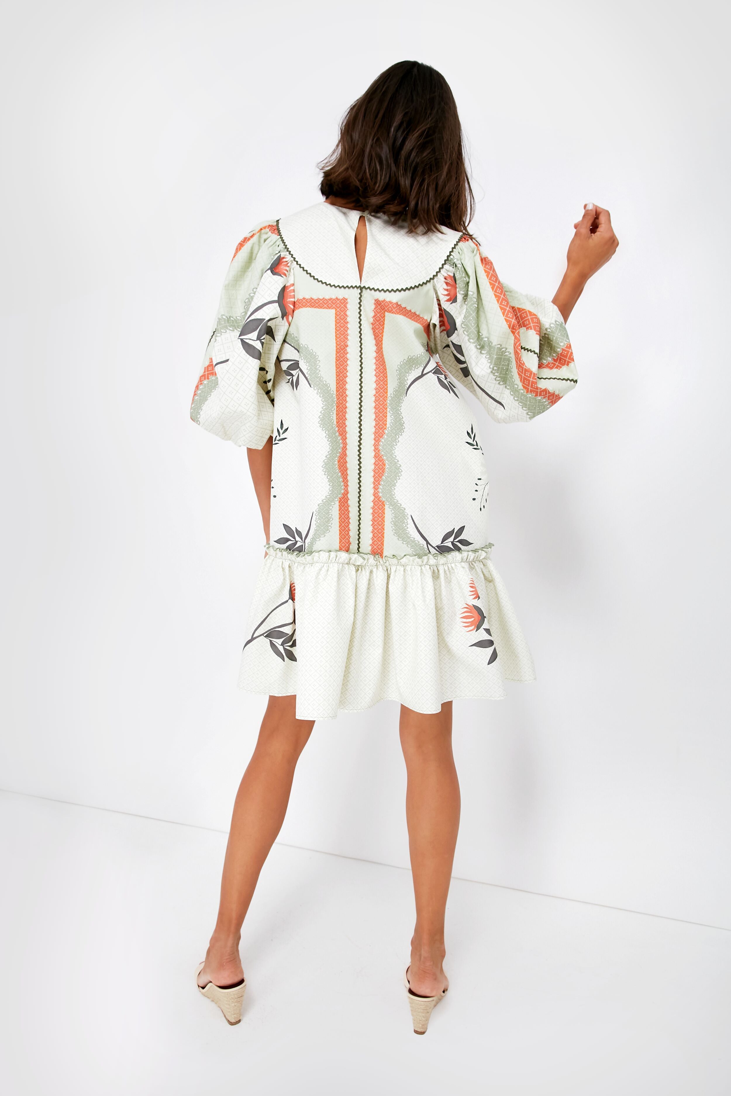 Stella Dress with Botanical Print - Floral Summer Dress for Women | Perfect for Beach, Garden Parties & Casual Outings