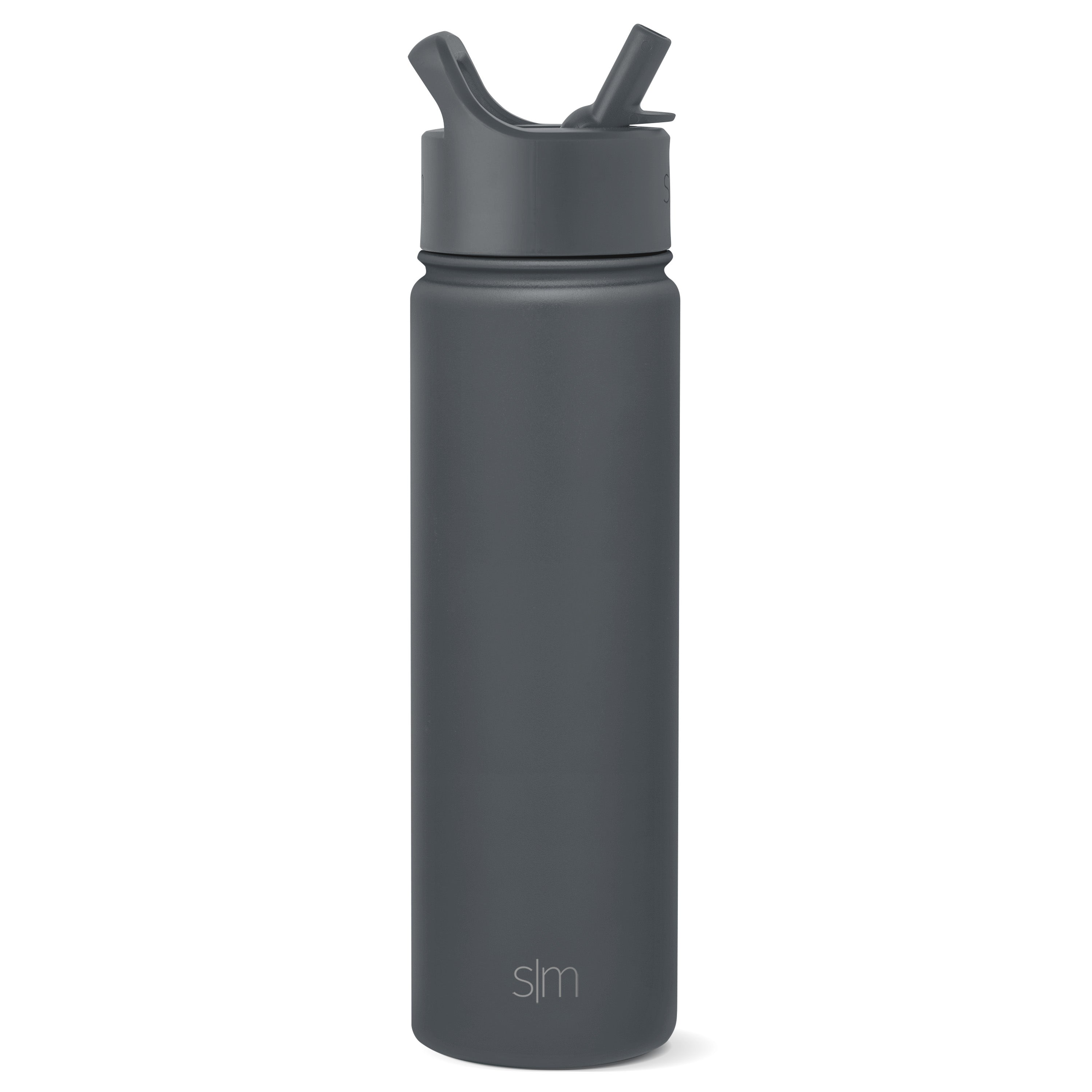 Summit Insulated Stainless Steel Water Bottle with Straw Lid - Leak Proof, BPA Free, 20oz - Perfect for Gym, Hiking & Outdoor Activities