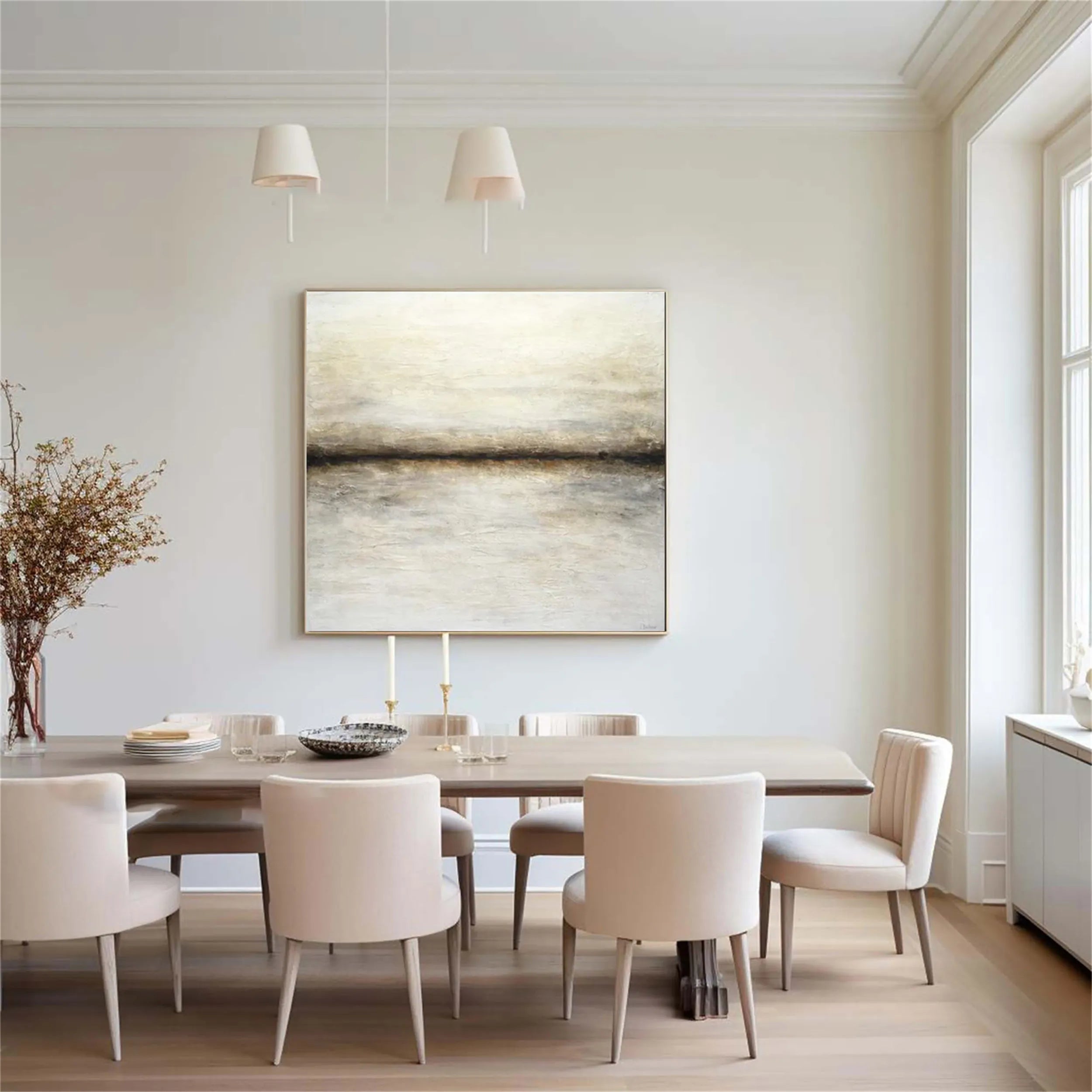 Abstract Painting #AB 113 - Modern Wall Art for Living Room, Bedroom & Office Decor | Large Canvas Artwork for Home & Commercial Spaces